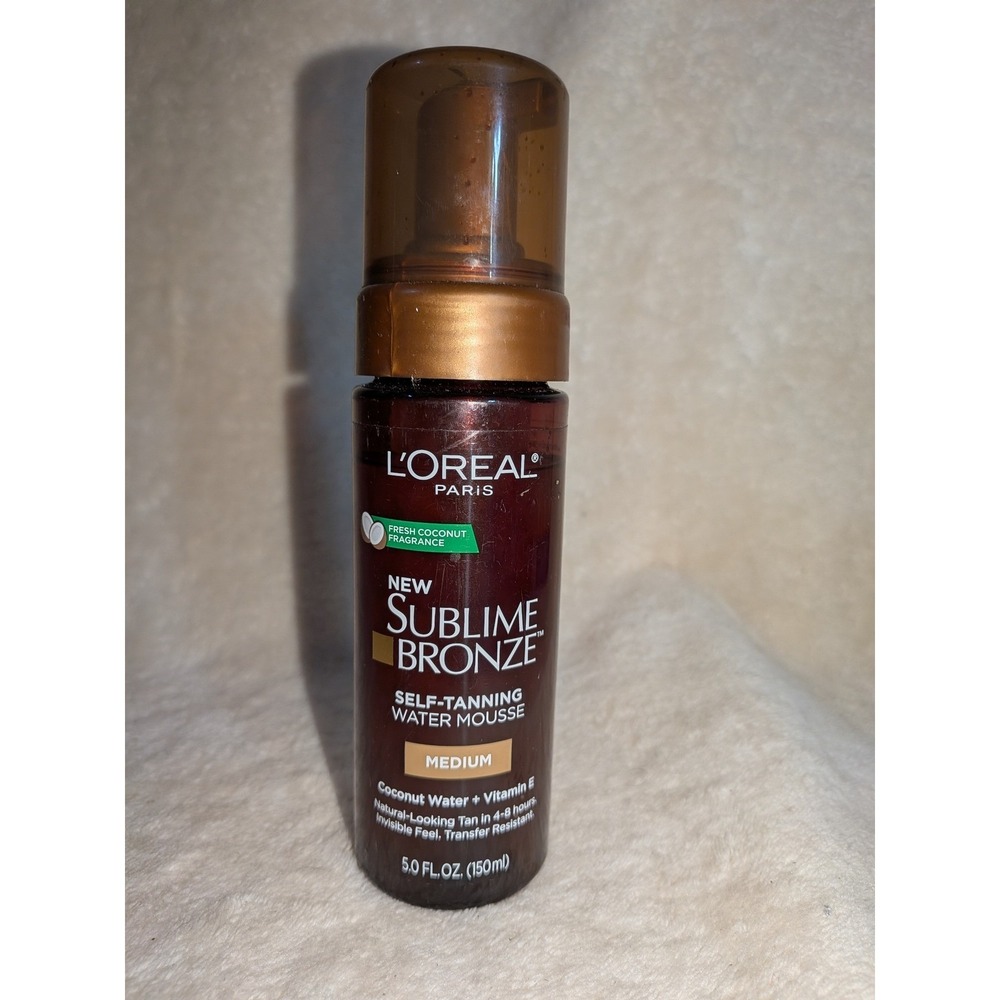 * *NEW* *Loreal Paris Sublime Bronze Medium Self-Tanning Mousse 5.fl oz Original